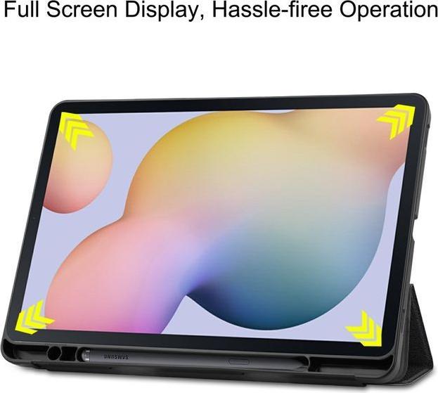 Actual product image MU Style Triple folding cover with pattern (Galaxy Tab S7)