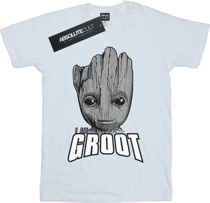 Guardians Of The Galaxy Groot Face TShirt Mädchen