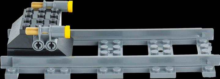 Produktbild LEGO City Eisenbahn Schienen-Set mit Schienen, Kreuzung und Prellbock - NEU! Teile 68x
