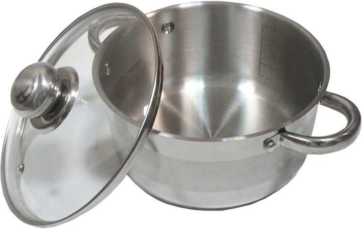 Image du produit Kinghoff POT AVEC BOUILLON 20cm KH-4329 3L (20 cm, Casserole, Acier inoxydable)