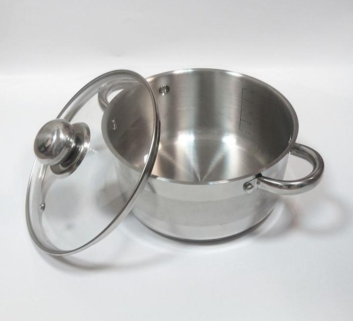 Image du produit Kinghoff POT AVEC BOUILLON 20cm KH-4329 3L (20 cm, Casserole, Acier inoxydable)