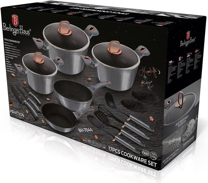 Actual product image BerlingerHaus BH-7044 17-PIECE POT SET (20 cm, Pan set + pot set)