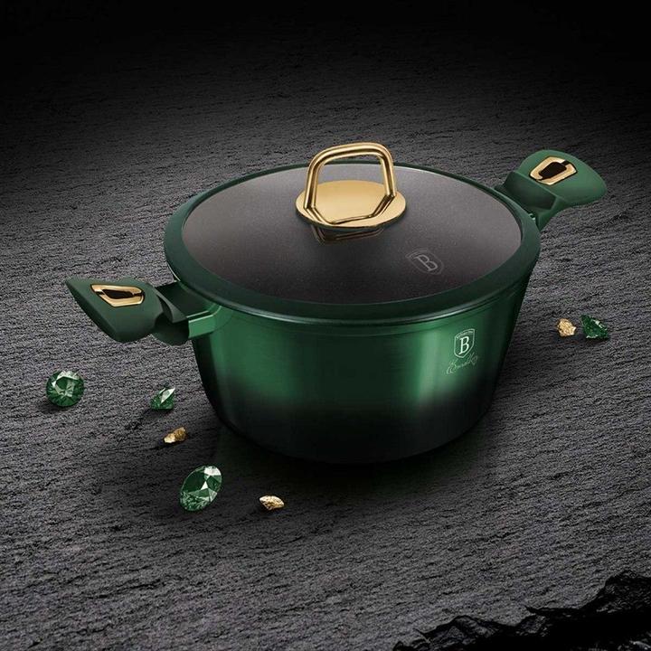 Produktbild BerlingerHaus TITANIUM POT SET 10 PCS. BH-6065 EMERALD (Pfannenset + Topfset, Aluminium)