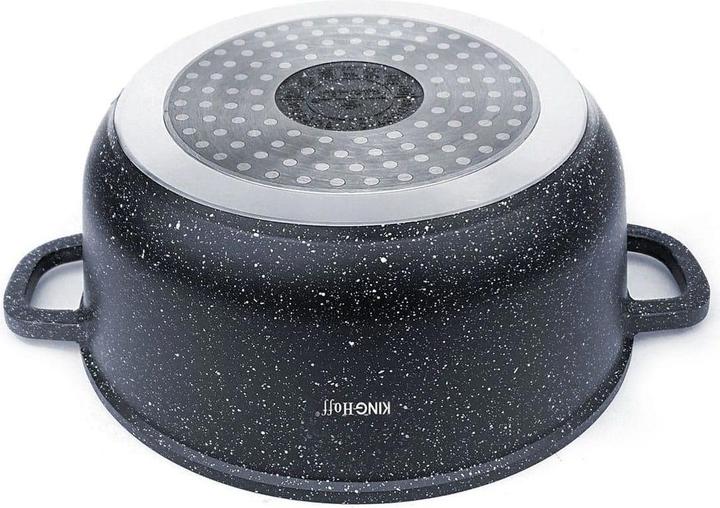 Produktbild Kinghoff King Hoff Lumarko marmurinis puodas 16cm kh-1592 1.3l! (16 cm, Kochtopf, Aluminiumguss)