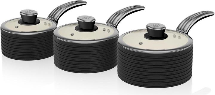 Produktbild Swan Pot set retro RETRO SWPS3020BN (Pfannenset + Topfset)