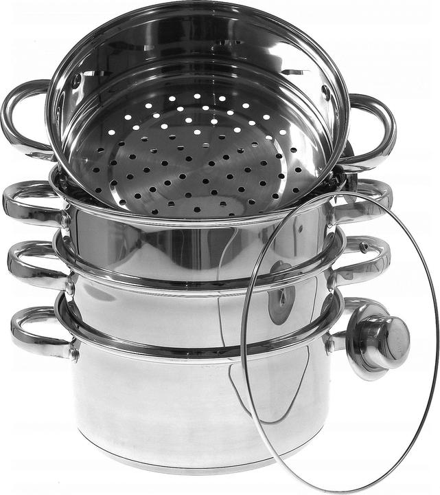 Actual product image Kinghoff STEAM POT 24cm 5.0L KH-3320 (24 cm, Steam cooker, Stainless steel)