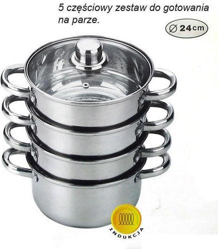 Actual product image Kinghoff STEAM POT 24cm 5.0L KH-3320 (24 cm, Steam cooker, Stainless steel)