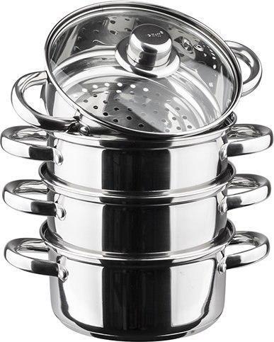 Actual product image Kinghoff STEAM POT 24cm 5.0L KH-3320 (24 cm, Steam cooker, Stainless steel)