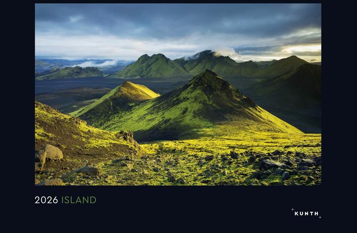 Produktbild Island - Wandkalender 2026 (60 x 45 cm, Harter Einband, Deutsch)