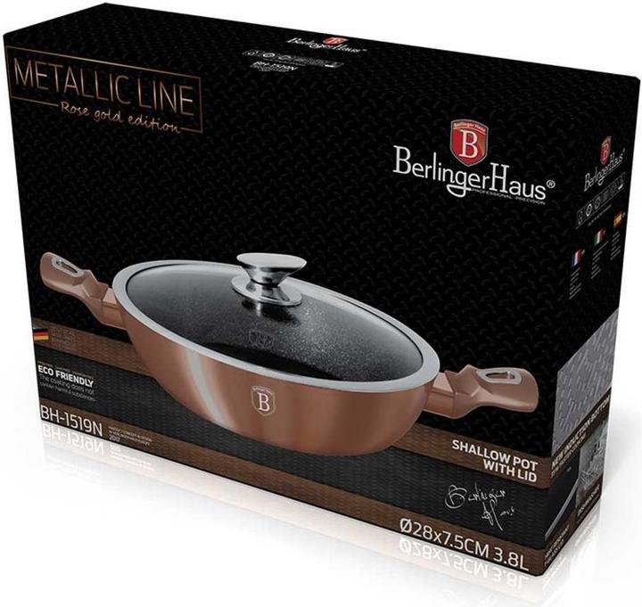 Image du produit BerlingerHaus GRANITE POT 28cm BH-1519 ROSE GOLD (28 cm, Aluminium)