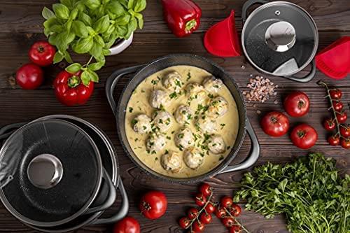 Produktbild Smile Set of 10-piece pots MGK-17 (Pfannenset + Topfset, Aluminium)
