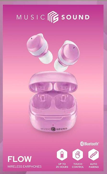 Immagine prodotto Music Sound Cellularline Music & Sound Auricolari Bluetooth FLOW Viola (25 h, Senza fili)