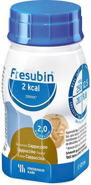 Image du produit Fresubin 2 kcal Drink Compact Cappuccino, 4x 125 ml (4 pièce(s), Liquide, 635 g)