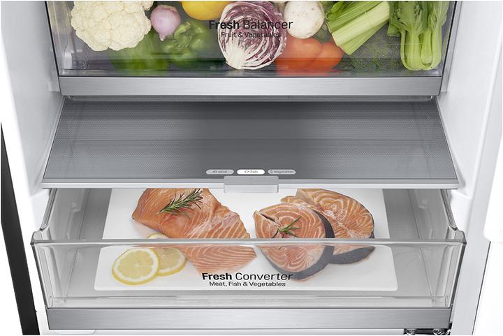 Actual product image LG Refrigerator with freezer GBB92MCAXP WxHxD 59,5x203x68,2 cm Total usable capacity 384 l (384 l)