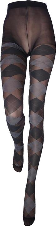 Immagine prodotto Levee Fashion Raute Collant moda, colore 385 nero-griggio, taglia 38-40 (20 DEN, 38 - 40)