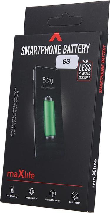 Actual product image Maxlife battery for iPhone 6s 1810mAh