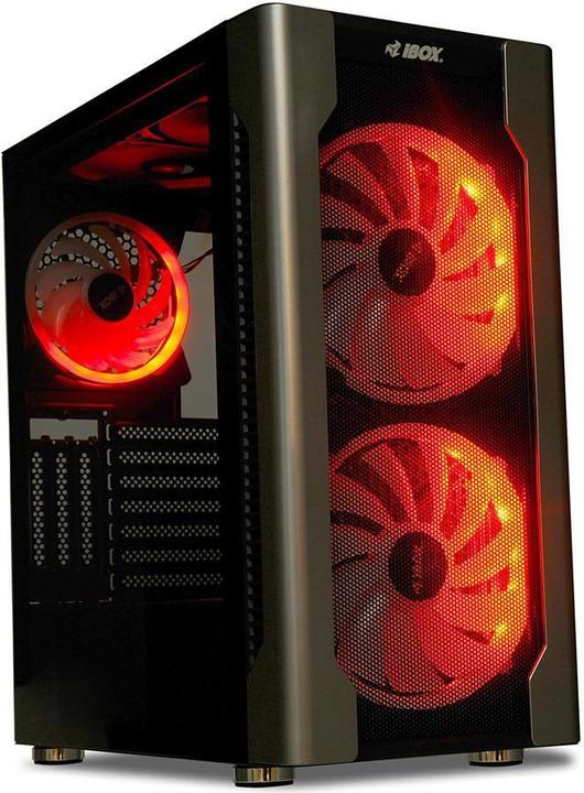 Actual product image iBox Enclosure I-Box Chiron Zh68 Gaming (mATX, ATX, Mini-ITX)