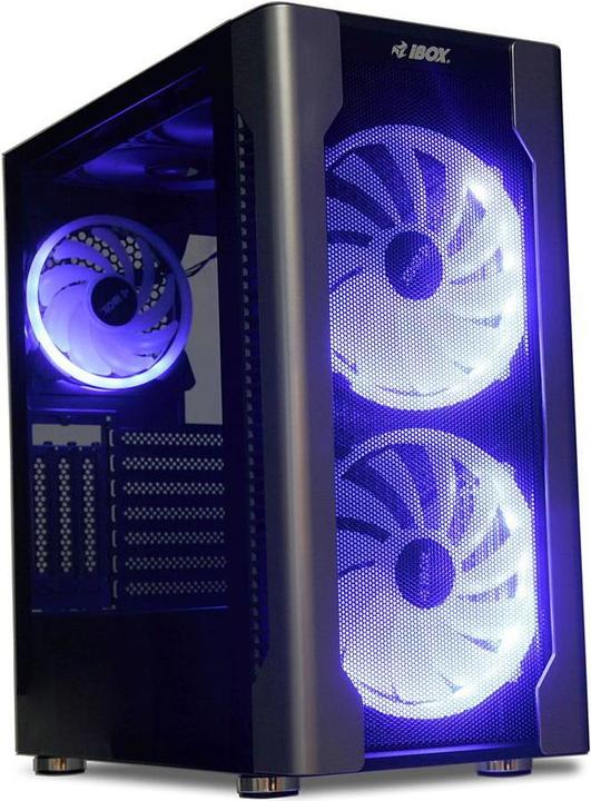 Actual product image iBox Enclosure I-Box Chiron Zh68 Gaming (mATX, ATX, Mini-ITX)