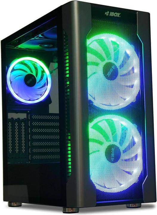 Actual product image iBox Enclosure I-Box Chiron Zh68 Gaming (mATX, ATX, Mini-ITX)