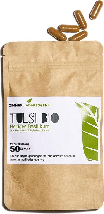 Zimmerli Adaptogene Tulsi Kapseln (BIO) 50 Kapseln (1 Stück, Kapseln, 25 g)