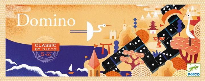 Djeco Domino 20 x 8 x 3,5 cm (French, German, Italian, English)