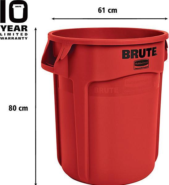 Image du produit Rubbermaid Conteneur universel, rond (166 l)
