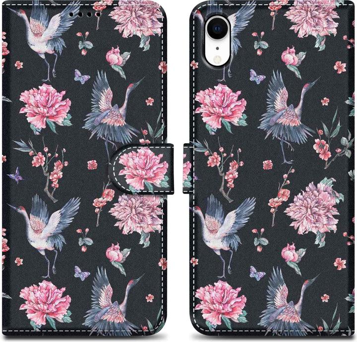 Actual product image Cadorabo Book cover with print (Apple iPhone XR)