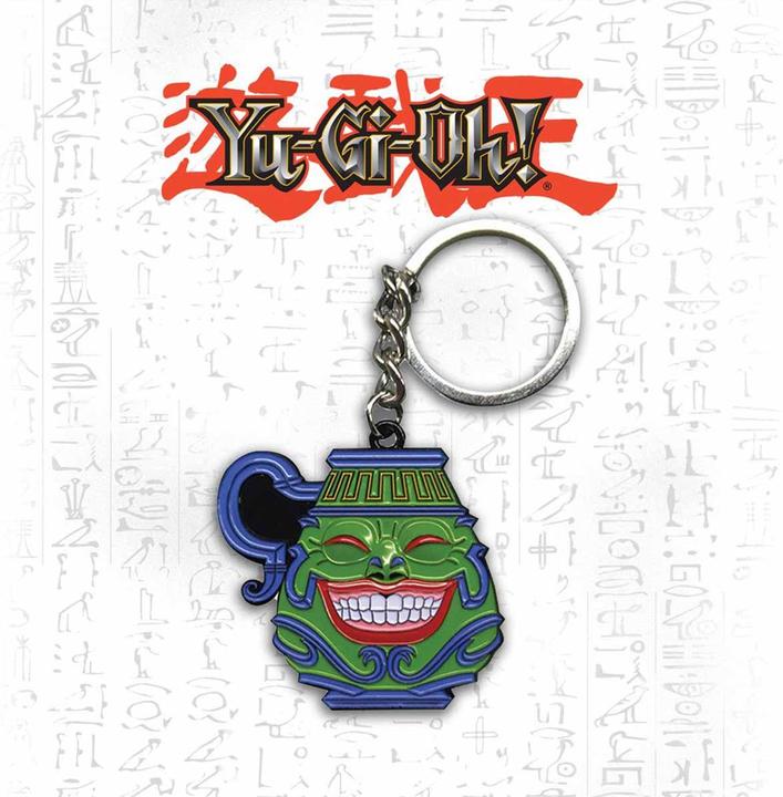 Actual product image Fanattik Yu-Gi-Oh! Metal Keychain Pot of Greed Limited Edition