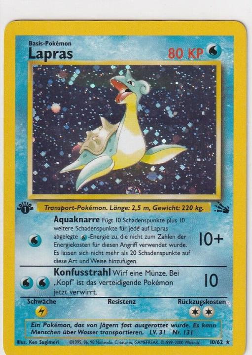 Produktbild Pokémon Fossil Sealed 1st Edition Booster DE (Deutsch, Booster Pack)