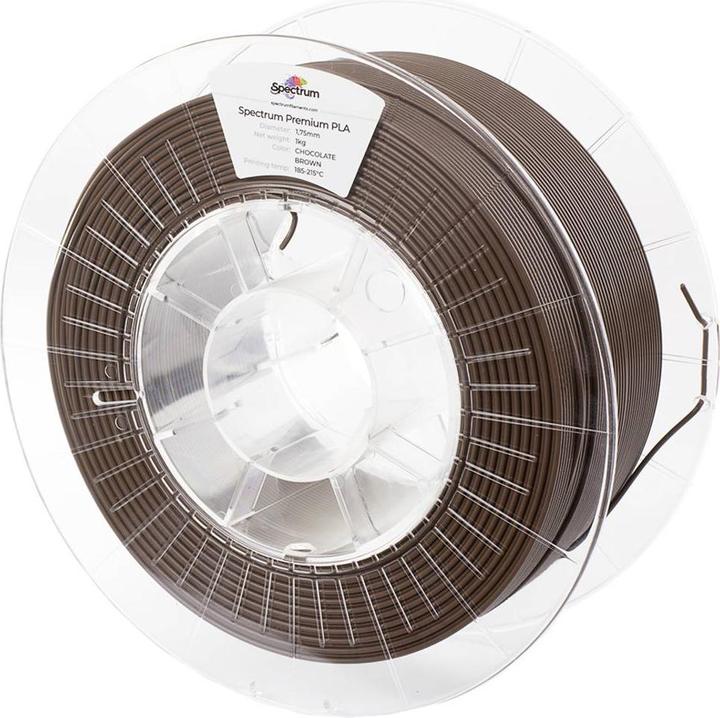 Image du produit Filament 3D PLA 1.75mm CHOCOLATE BROWN 1kg (PLA, 1.75 mm, 1000 g, Marron)