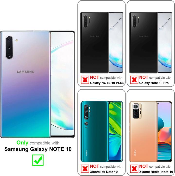 Image du produit Cadorabo Couverture TPU paillettes scintillantes (Samsung Galaxy Note 10)