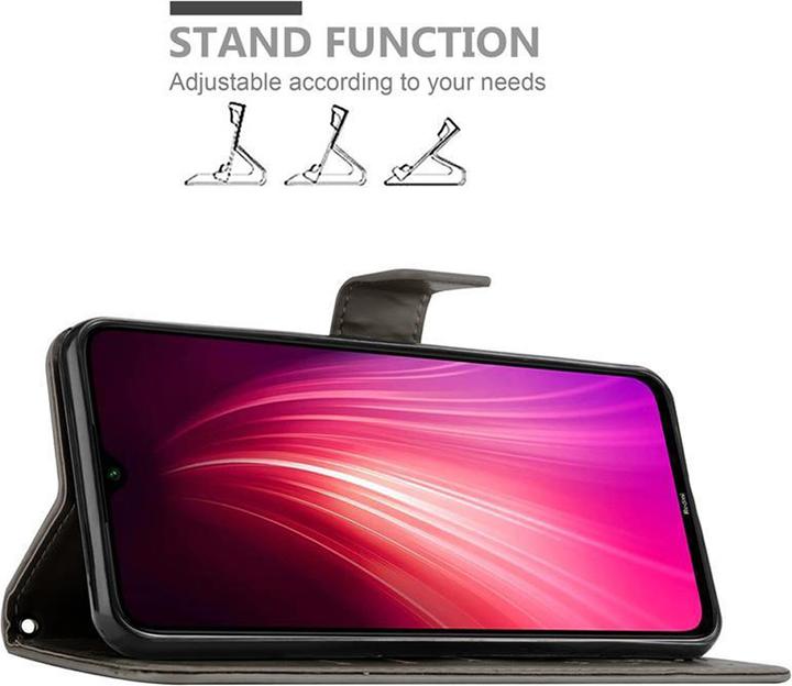 Image du produit Cadorabo Couverture du livre de fleurs (Xiaomi Redmi Note 8, Xiaomi Redmi Note 8 2021)