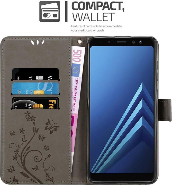 Produktbild Cadorabo Flower Book Cover (Samsung Galaxy A8 (2018))