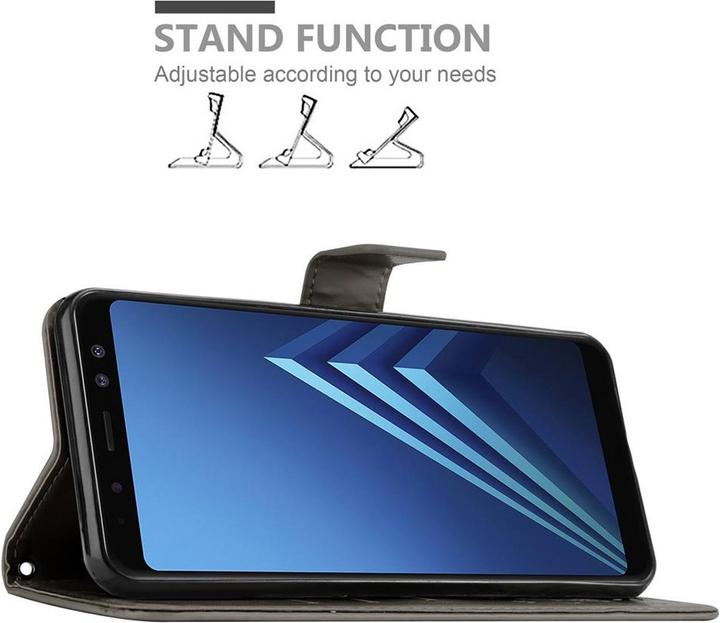 Produktbild Cadorabo Flower Book Cover (Samsung Galaxy A8 (2018))