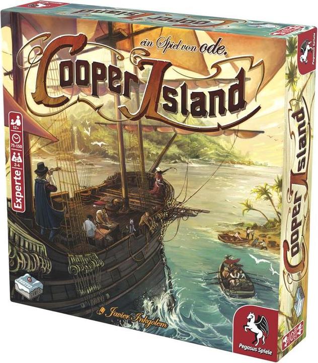 Actual product image Pegasus Expert game Cooper Island (German)