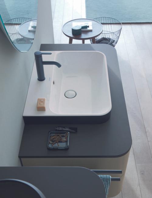 Image du produit Duravit Panneau de console HAPPY D.2 PLUS 16x1000x550mm m 1 encoche blanc brillant