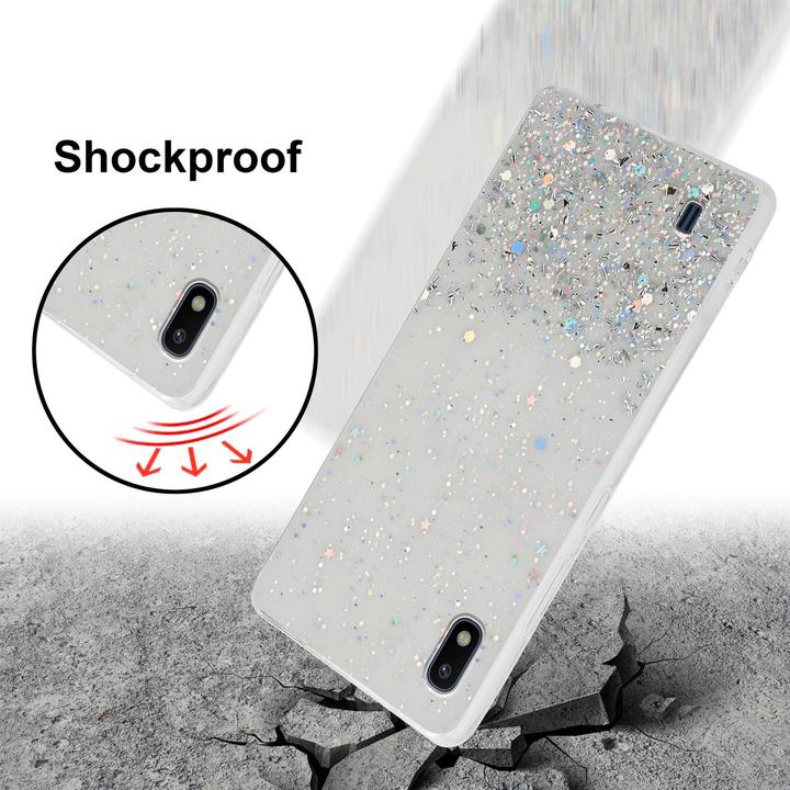 Image du produit Cadorabo Couverture TPU paillettes scintillantes (HTC One M10, Samsung Galaxy A10)