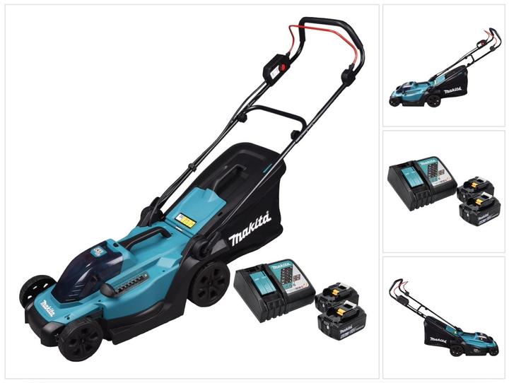 Produktbild Makita DLM 330 RG2 Akku Rasenmäher 18 V 33 cm 30 l + 2x Akku 6,0 Ah + Ladegerät (Akkubetrieb)