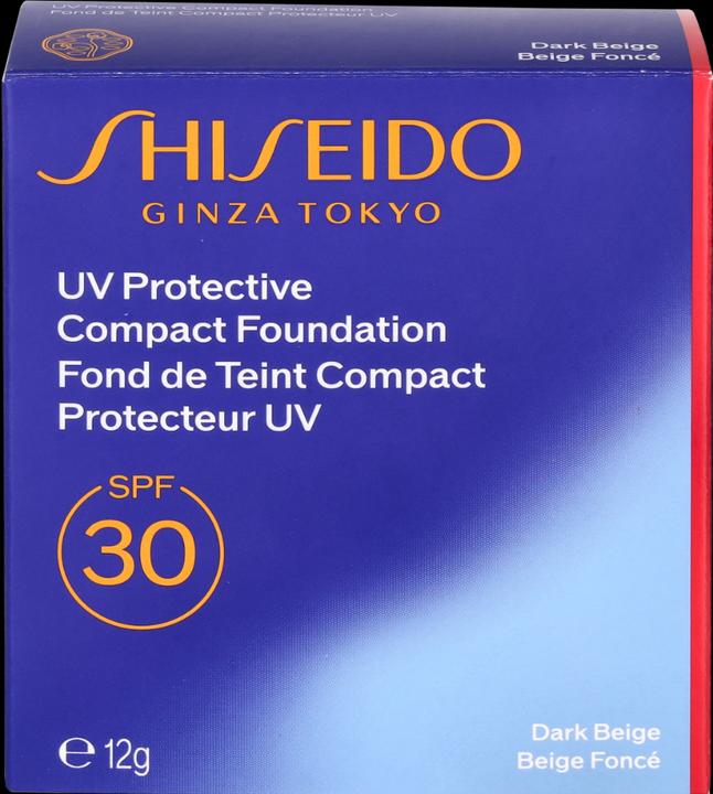 Actual product image Shiseido UV Protect Compact Sun Protection Factor 30 Dark Beige (Sun cream face, SPF 30, 75 g)