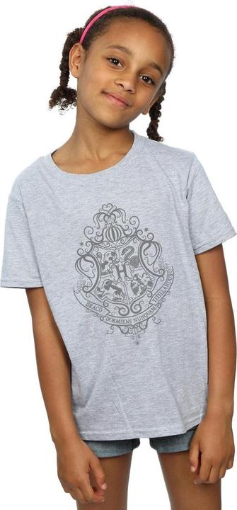 Immagine prodotto Hogwarts Draco Dormiens Crest Maglietta Ragazze (128)