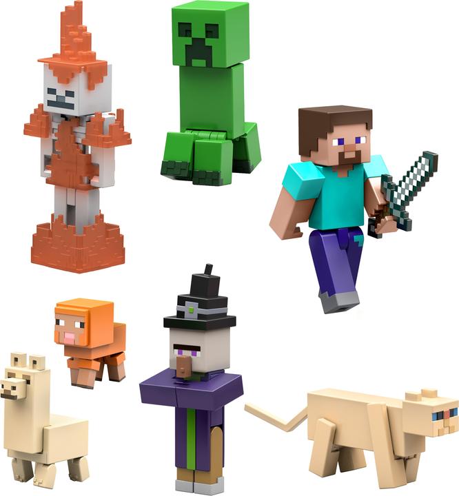 Actual product image Mattel Minecraft Creeper