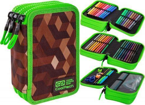 Produktbild Cool Coolpack Pencil Case Triple chamber pencil case with Jumper Pixele gear like minecraft