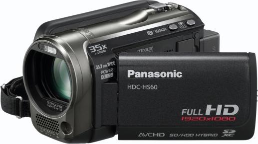 Actual product image Panasonic HDC-HS60-K, Full HD hard disc camcorder, 120GB
