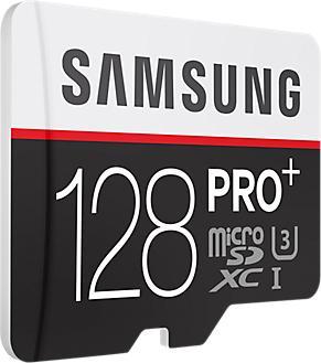 Immagine prodotto Samsung MicroSDXC Pro Plus (128 GB, microSDXC, U3, UHS-I)