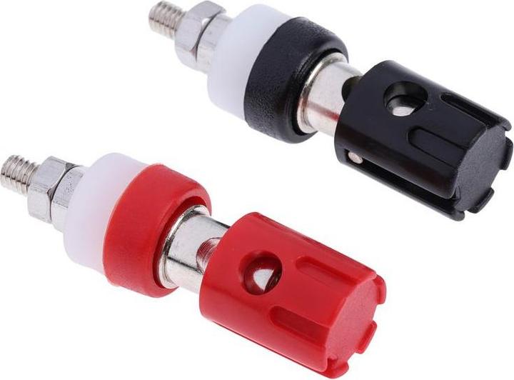 Immagine prodotto Rs Pro Terminale a polo da 4 mm, nero, rosso, 48V / 15A (Puntale)