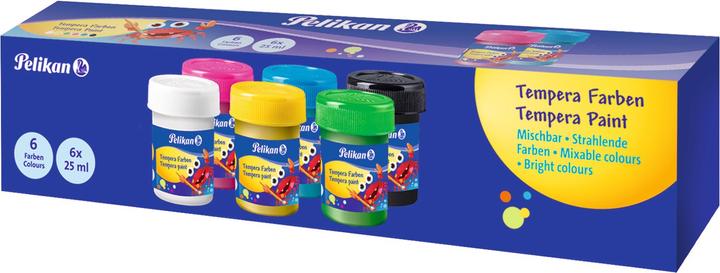 Produktbild Pelikan Temperafarben (6 Farben, 25 ml)
