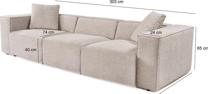 Produktbild Atelier del Sofa Lora (3-Sitzer)