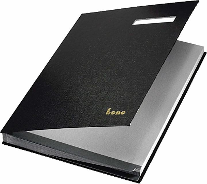Actual product image Bene Signature folder 19 compartments black (A4, 1 x)
