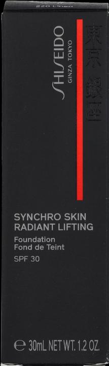 Actual product image Shiseido Synchro Skin Rad Lifting Fond de Teint No 220 (220 lines)
