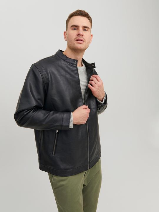 Immagine prodotto Jack & Jones Giacca in ecopelle a taglie forti (6XL)